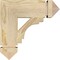 Ekena Millwork Merced Arts & Crafts Rough Sawn Bracket, Douglas Fir, 4"W x 14"D x 14"H BKT04X14X14MRC03RDF - alternate 4